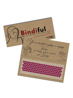 Comet Busters Bindiful Traditional Round Bindi - Hot Pink