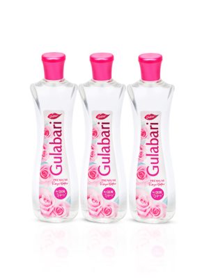 Dabur Set of 3 Gulabari Rose Water Face Toner For Hydrated Skin - 400ml Each