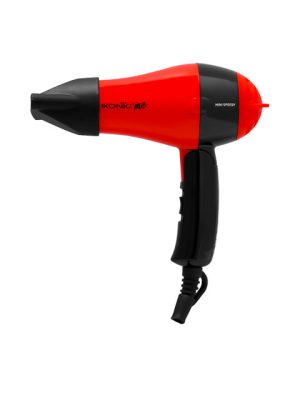 Ikonic Me Mini Speedy 1000W Hair Dryer with Foldable Handle & Lightweight DC Motor - Red