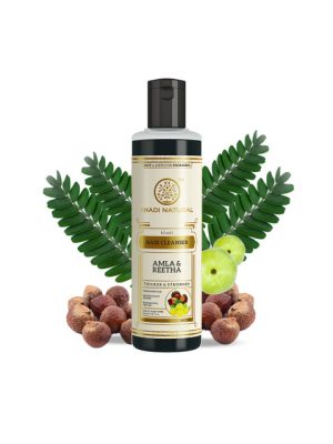 Khadi Natural Amla Reetha Shampoo for Gentle Cleansing - 210ml