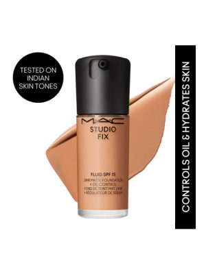 M.A.C Studio Fix Fluid SPF 15 24Hr + Oil Control Matte Foundation 30 ml - Shade NC44