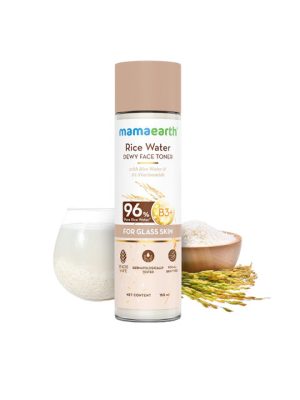 Mamaearth Rice Water Dewy Face Toner With Rice Water 4% Niacinamide For Glass Skin -150ml