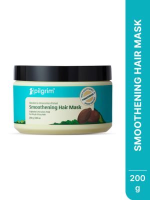 Pilgrim Patua & Keratin Smoothening Hair Care Mask for Smooth Healthy & Shiny Hair - 200g