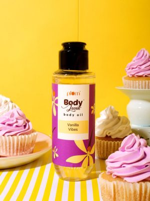 Plum BodyLovin' Vanillla Vibes Body Oil - Oil Formula & Intense Moisture - 100 ml