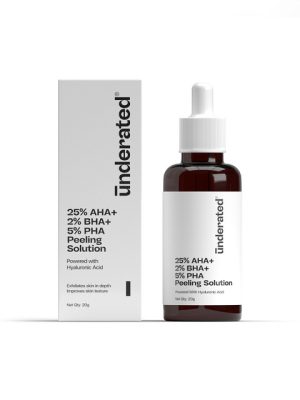 Underated 25% AHA, 2% BHA & 5% PHA Peeling Solution - 20g