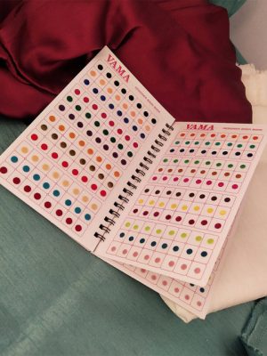 VAMA Women Velvet Multicolour Plain Bindi Sticker Book
